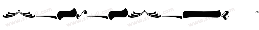 BonbonBold 普通(西方)字体转换